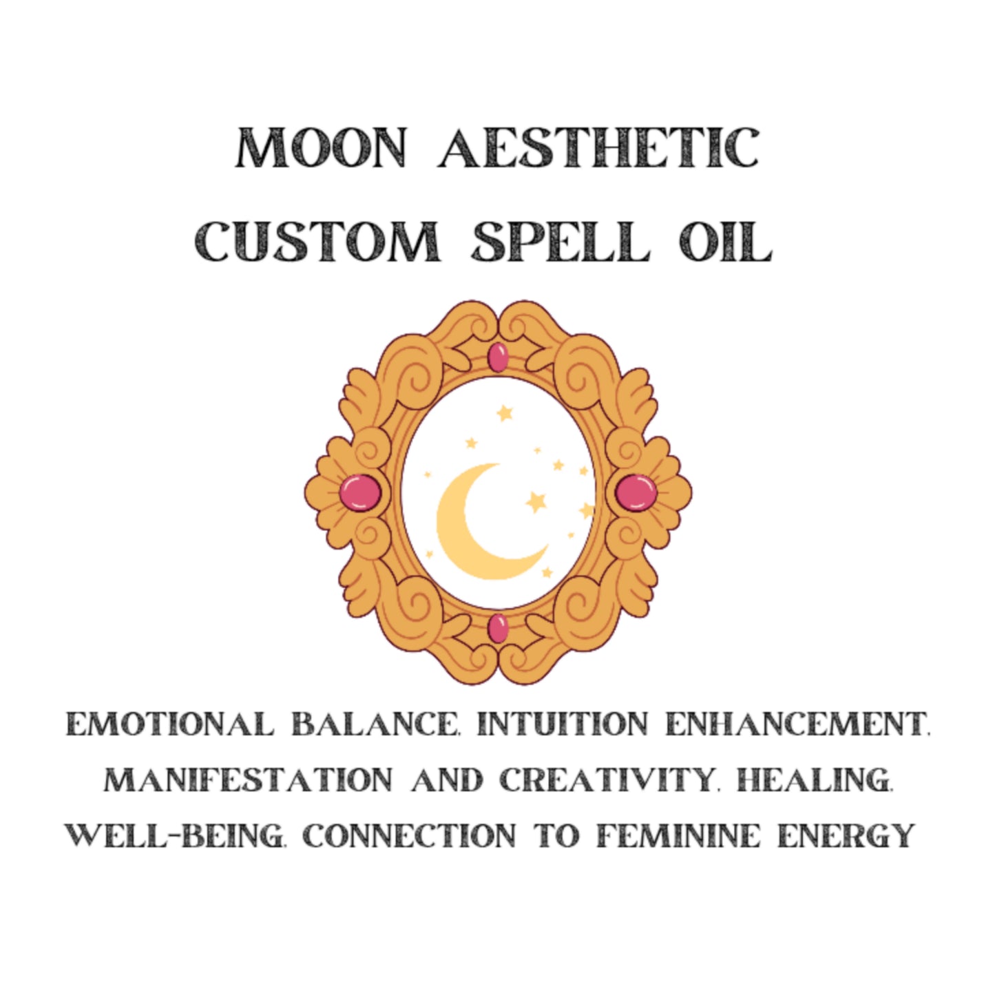 Moon Aesthetic Custom Spell Oil